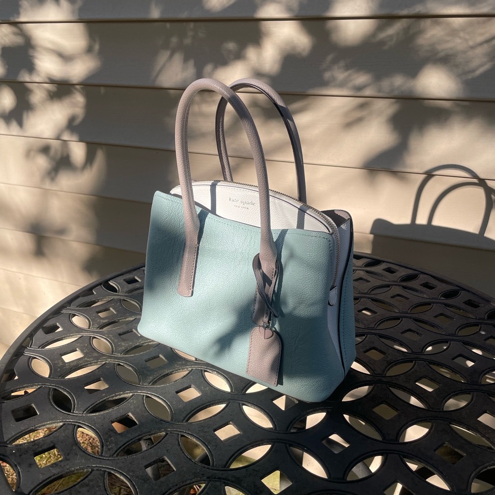 kate spade Blue and Cream Crossbody Bag